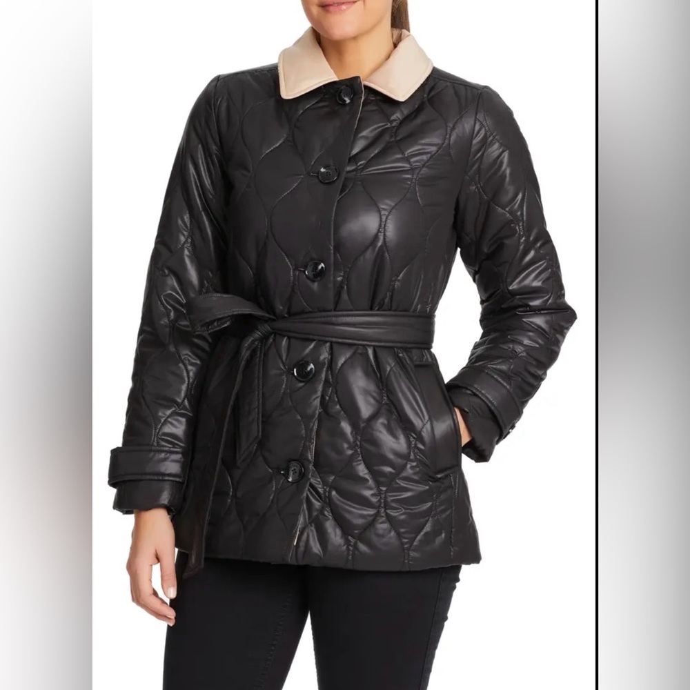 Kate Spade Black Quilted Puffer
